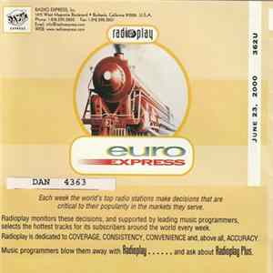 Various - Radioplay - Euro Express - 362U - June 23, 2000 Album