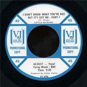Little Richard - I Don't Know What You've Got But It's Got Me Album