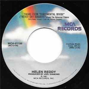 Helen Reddy - Theme From "Continental Divide" (Never Say Goodbye) Album