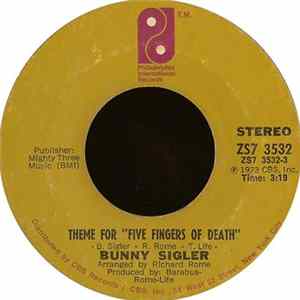 Bunny Sigler - Theme For "Five Fingers Of Death" Album