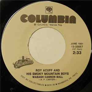 Roy Acuff And His Smoky Mountain Boys - Wabash Cannon Ball Album